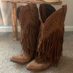 Liberty Black Fringe boot